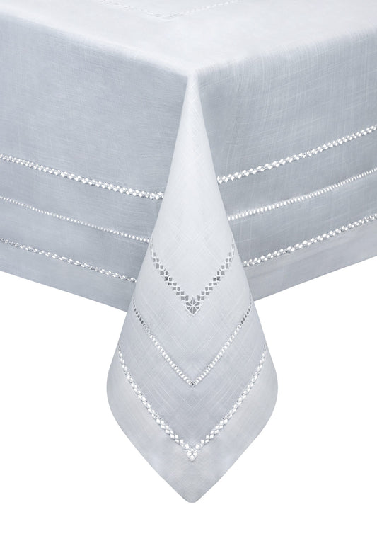 3 Line Hemstitch Tablecloth