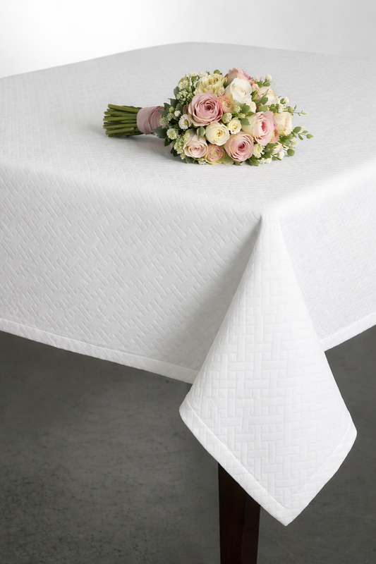 Basket Weave Tablecloth