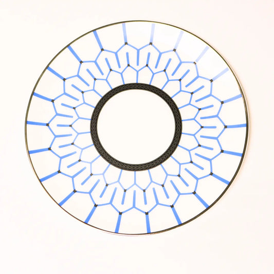 Blue Mosaic Accent Plate S/4