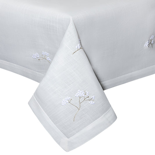 White Blossom Tablecloth