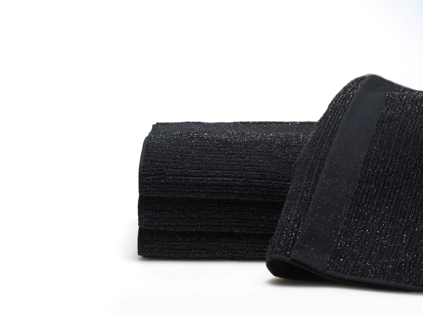 Gild Black Hand Towel S/6