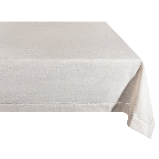 Natural Hemstitch Tablecloth