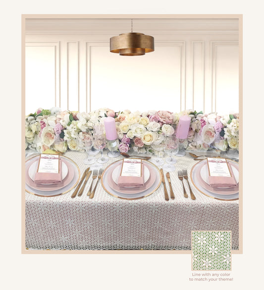 Eyelet Petal Tablecloth