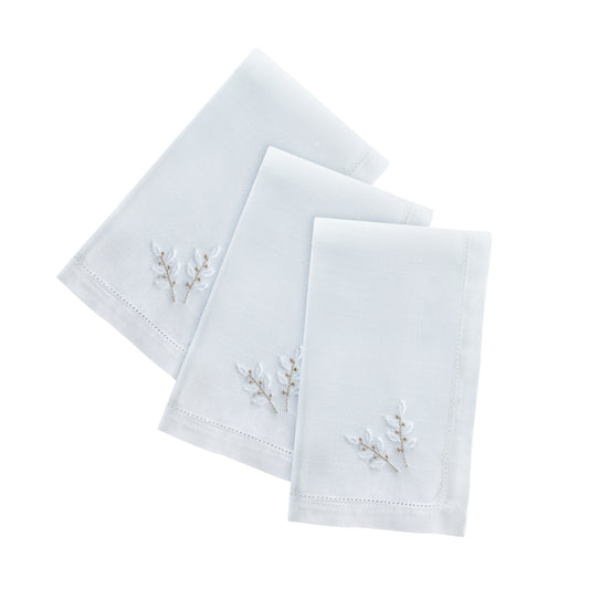 Laurel Gold Napkins S/6