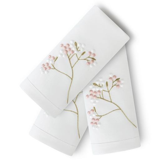 Pink Blossom Napkins S/6
