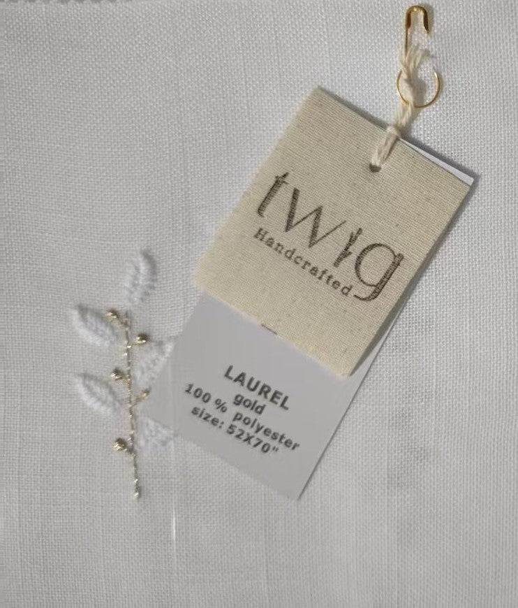 Laurel Gold Tablecloth