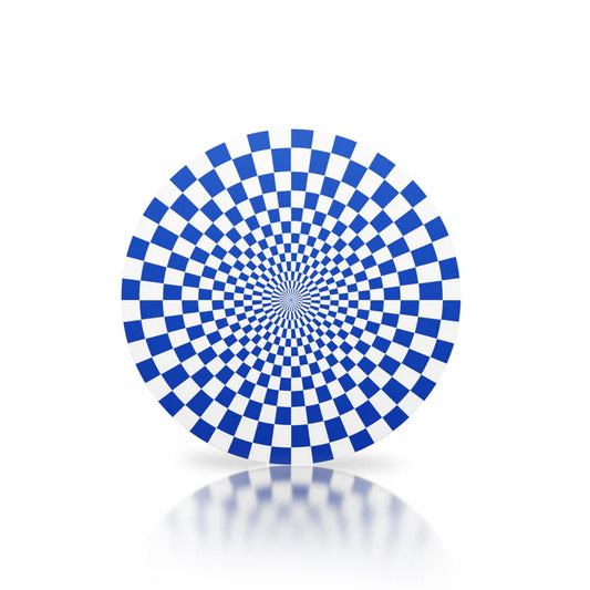 Blue Checkered Wipeable Placemat S/4