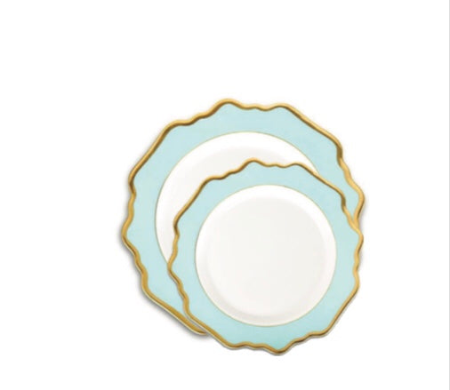 Tiffany Blue Dinner Plate S/6