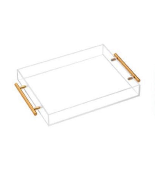 Clear acrylic tray