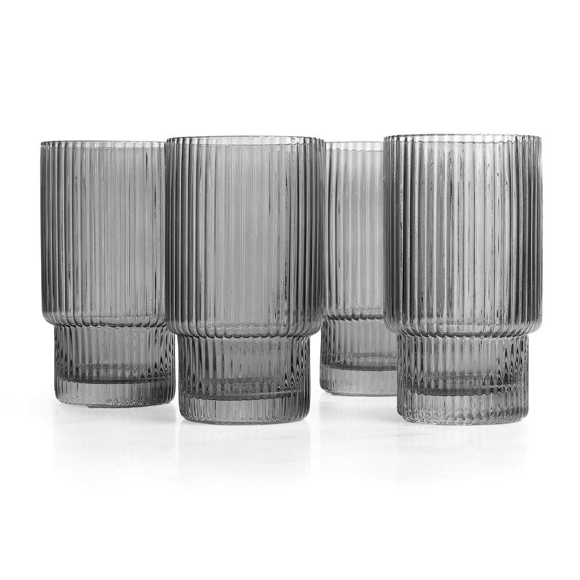 Sullivan Smoke Highball Glasses S/4