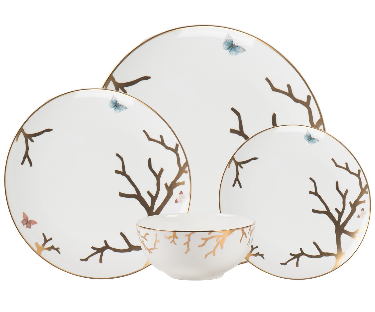 Flutter Dinnerware Set - 16 Pieces