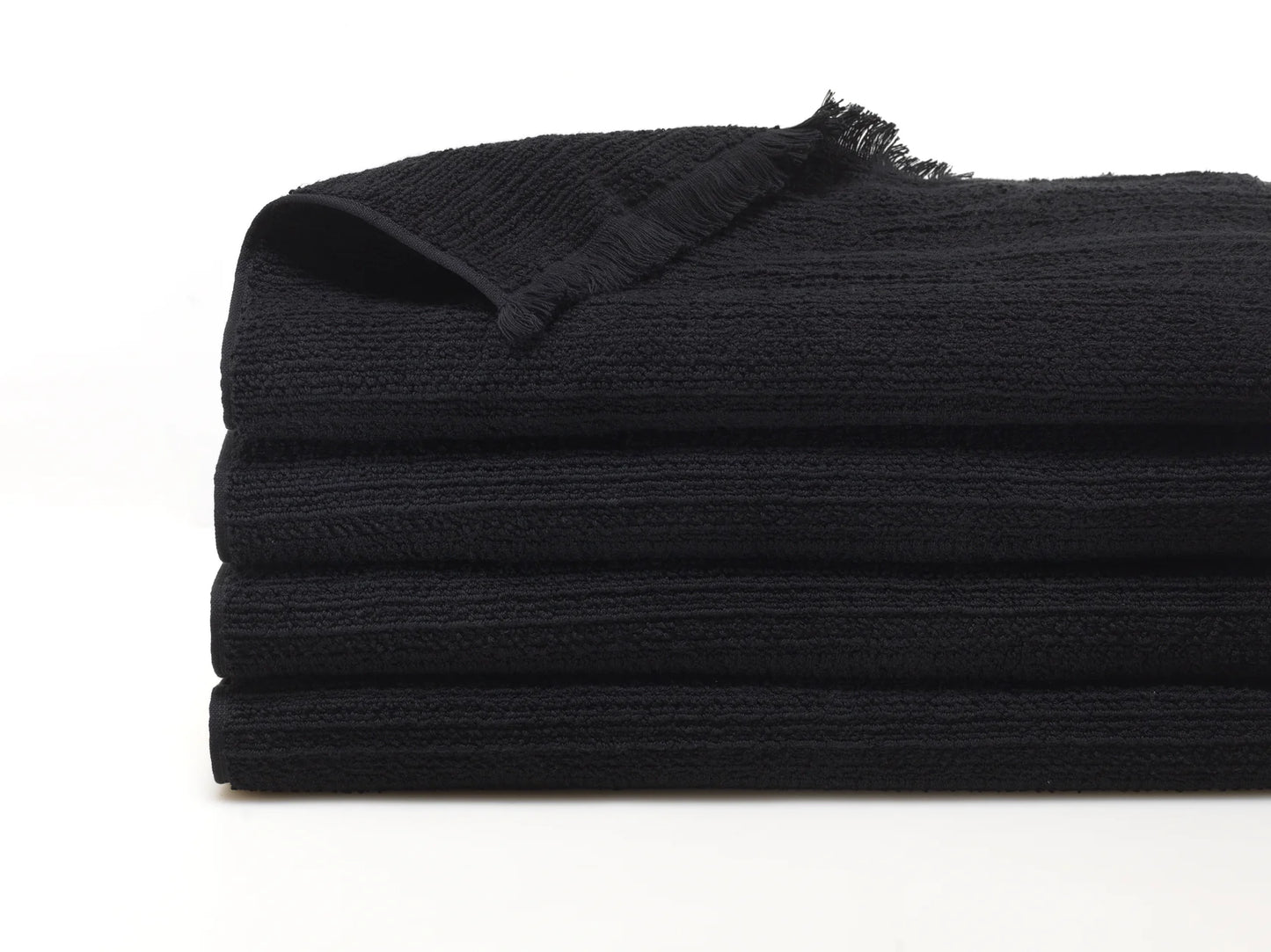 Blanco Black Hand Towels S/6