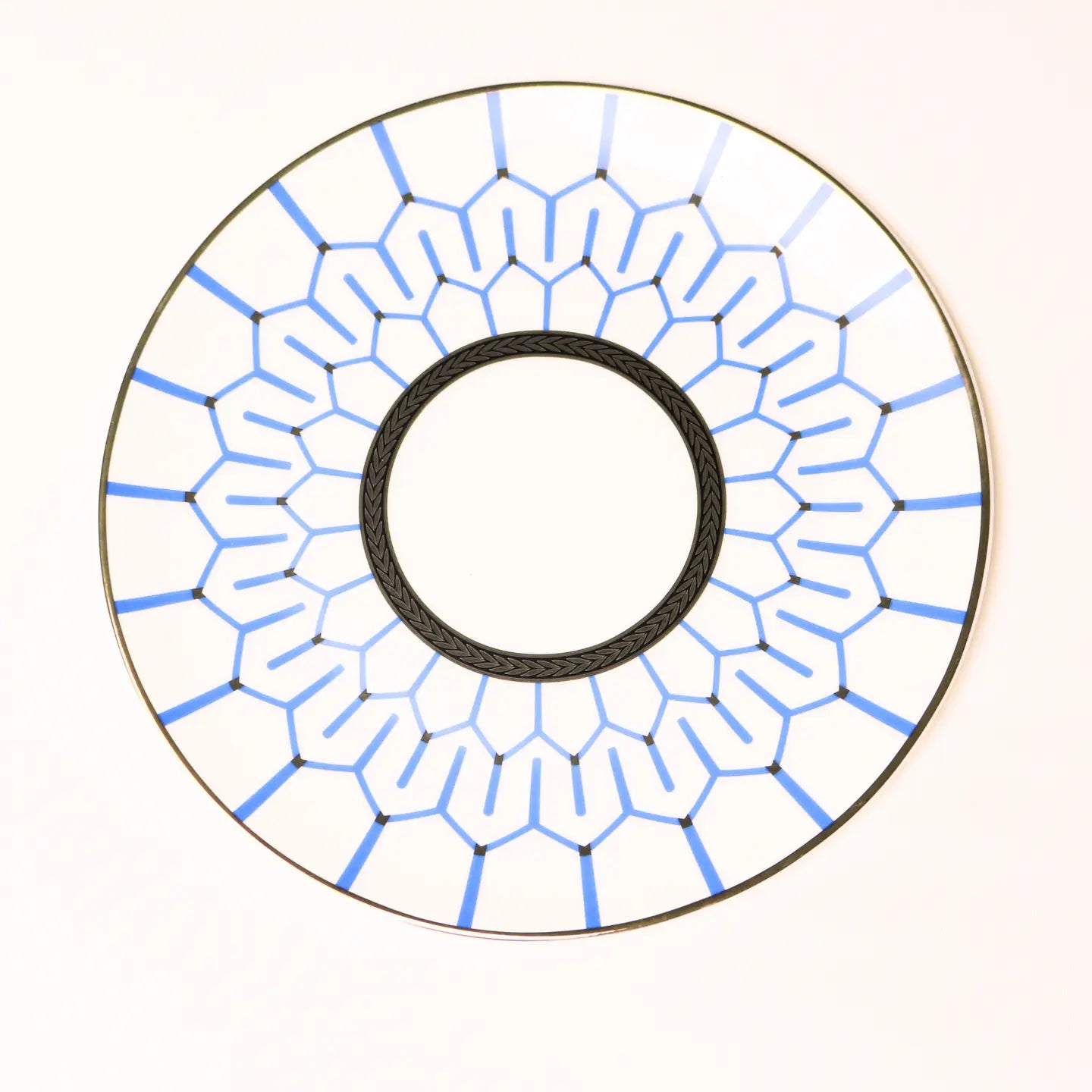 Blue Mosaic Accent Plate S/4