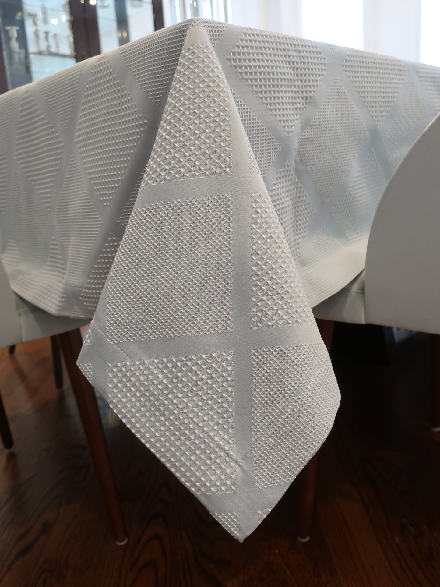 Geometric Waffle Tablecloth