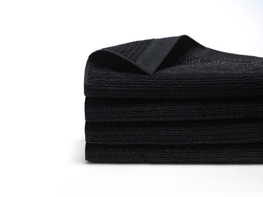 Gild Black Hand Towel S/6