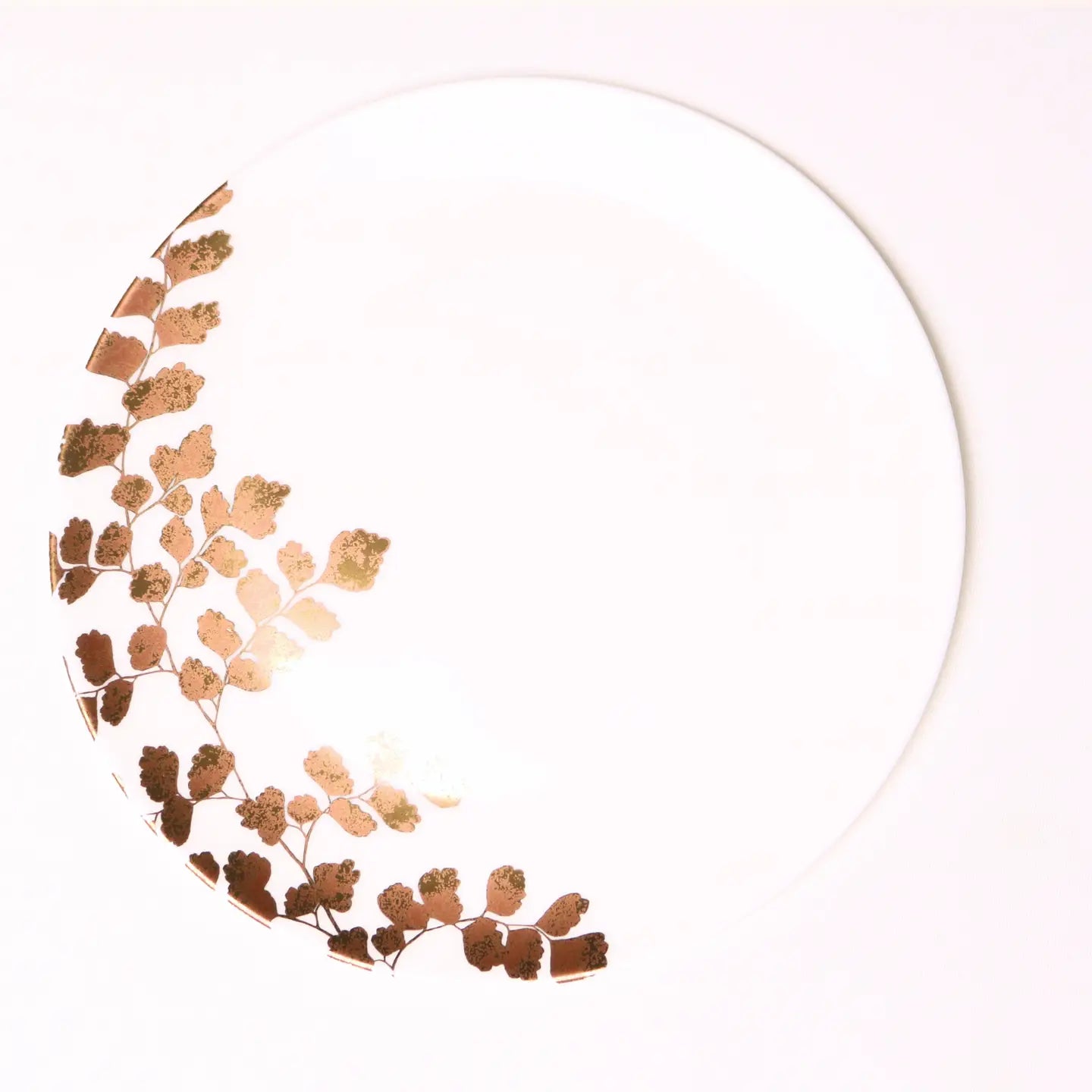 Gold Leaf Accent Plate S/4