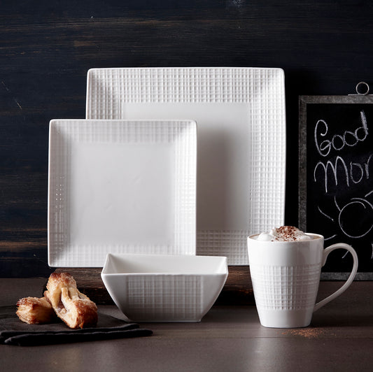 Mesh Square 16 pc Dinnerware Set