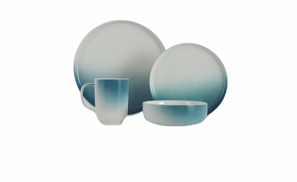 Breeze Green Fine Porcelain 16 pc Set