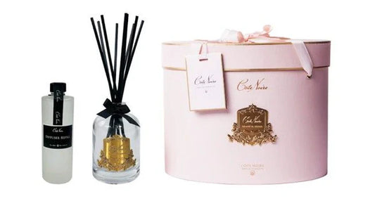 Cote Noire Villa  Pink Oval Gift Box