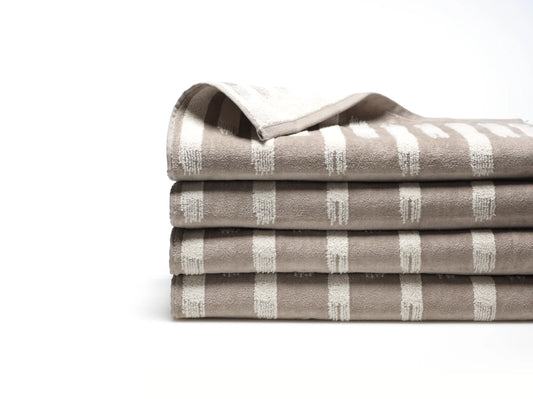 Stroke Beige Hand Towel S/6