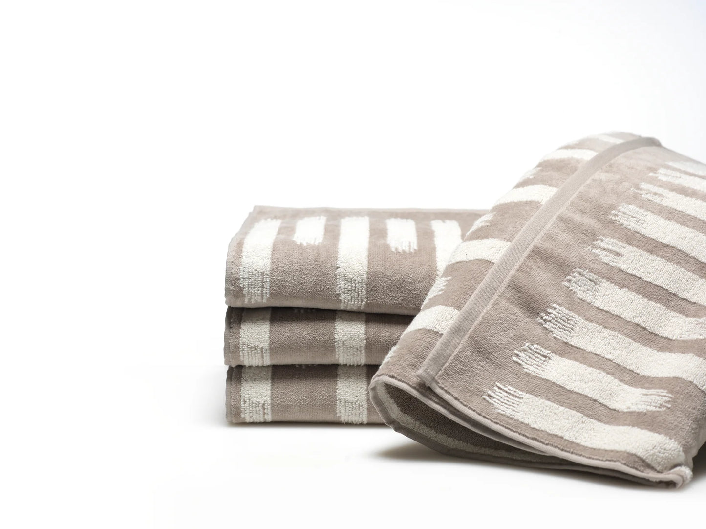 Stroke Beige Hand Towel S/6