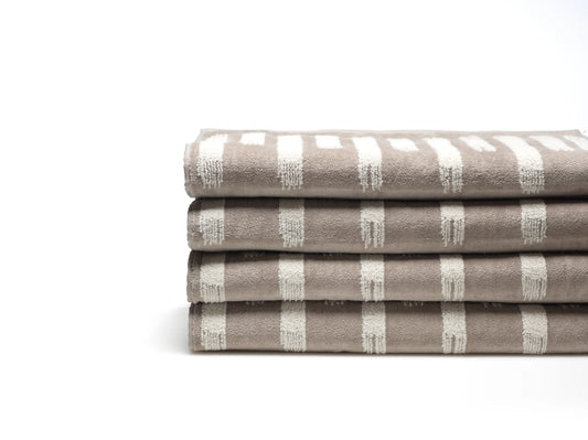 Stroke Beige Hand Towel S/6