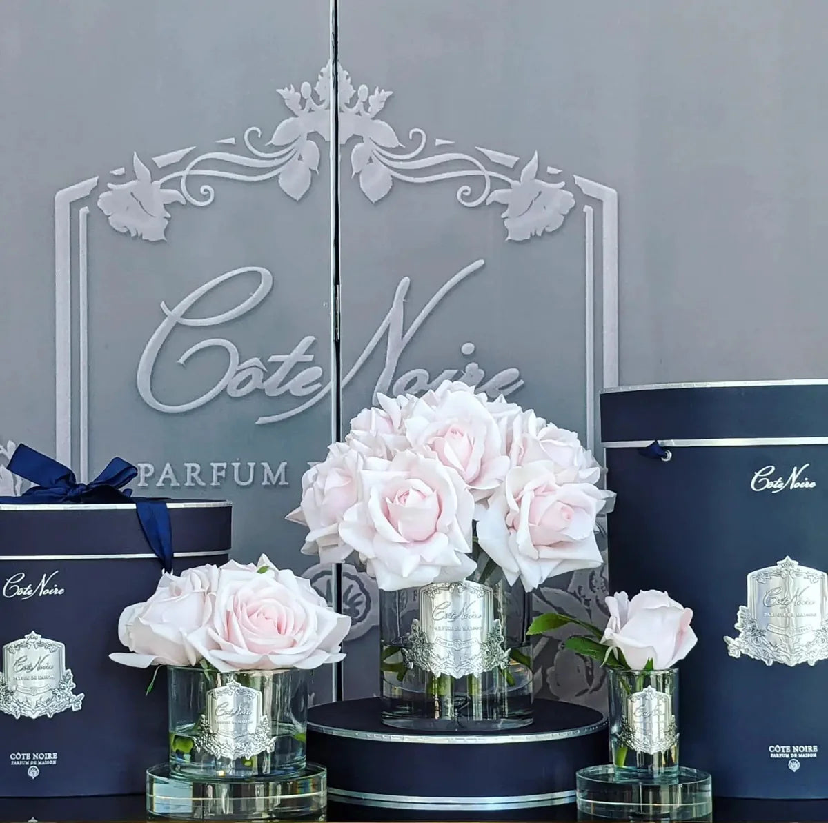 Cote Noire Perfumed Natural Touch Rose Bud - Clear - French pink