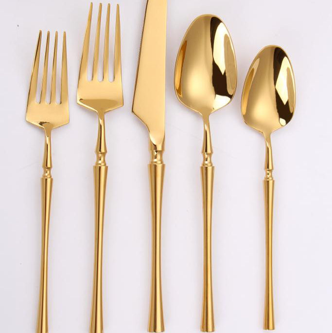 Imperial Flatware Shiny Gold S/4